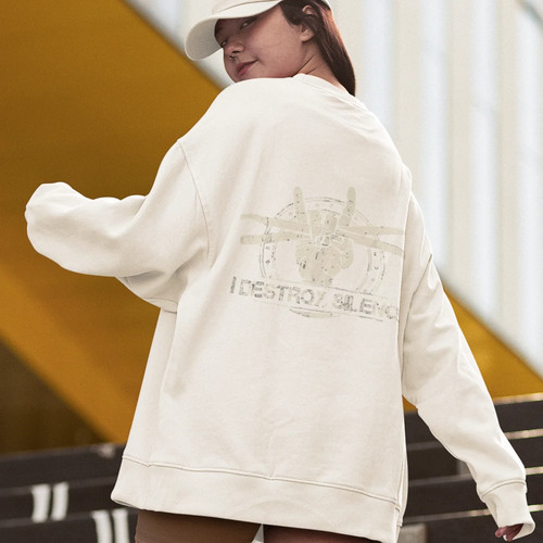 Felpa donna oversize