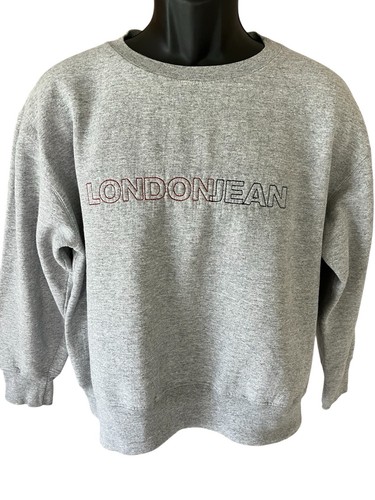 London jean felpa - felpa, grigio