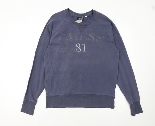 Felpa pullover girocollo guess - pullover,