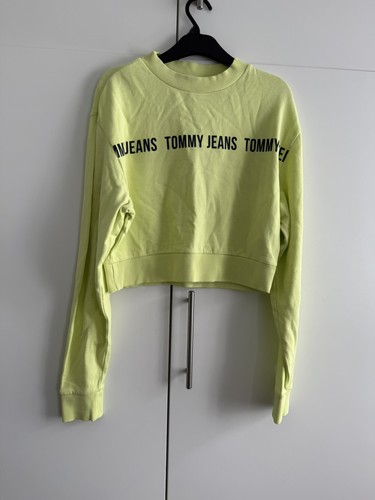 Felpa donna tommy jeans crop - donna,