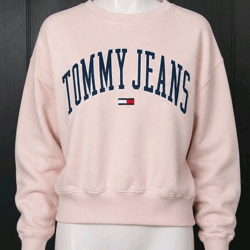 Tommy jeans donna rosa logo - jeans,